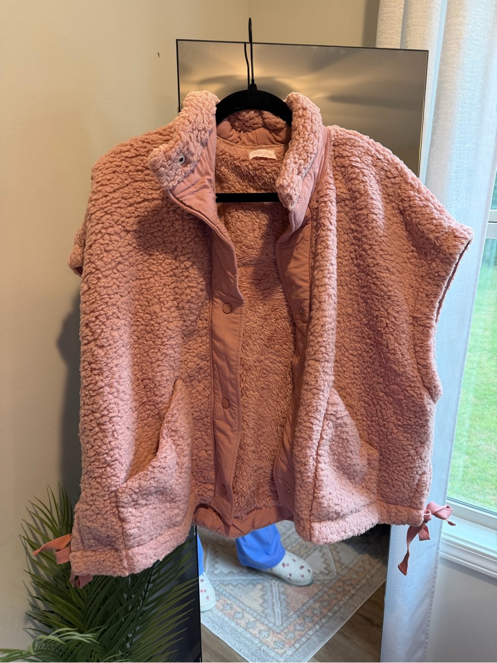 Pink Lily Oversize Pink Vest